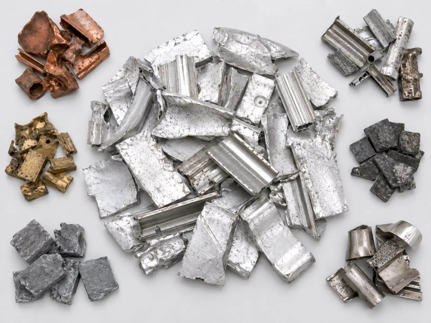 Aplicación de limpieza de alimentación de refusión de aluminio procesada en FR-XRT.