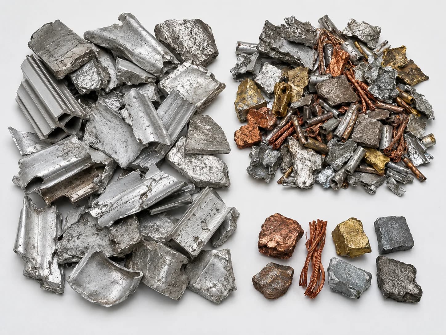 Aplicación de purificación de aluminio Zorba — alimentación no ferrosa mixta gruesa mejorada por FR-XRT.